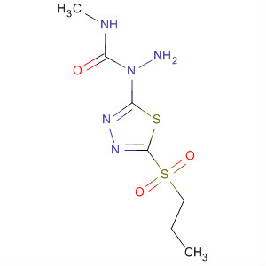 88370-04-1  Hydrazinecarboxamide,N-methyl-1-[5-(propylsulfonyl)-1,3,4-thiadiazol-2-yl]-