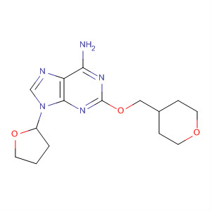 883728-32-3  9H-Purin-6-amine,9-(tetrahydro-2-furanyl)-2-[(tetrahydro-2H-pyran-4-yl)methoxy]-
