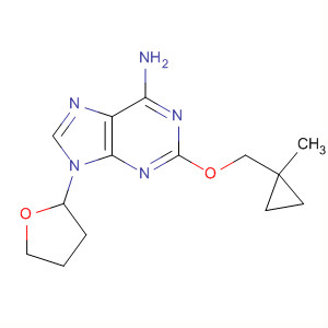 883728-35-6  9H-Purin-6-amine,2-[(1-methylcyclopropyl)methoxy]-9-(tetrahydro-2-furanyl)-