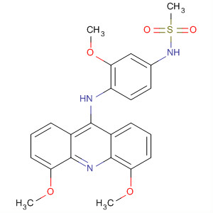 88377-19-9  Methanesulfonamide,N-[4-[(4,5-dimethoxy-9-acridinyl)amino]-3-methoxyphenyl]-