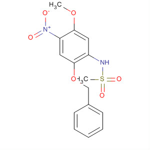 88380-57-8  Methanesulfonamide, N-[5-methoxy-4-nitro-2-(phenylmethoxy)phenyl]-