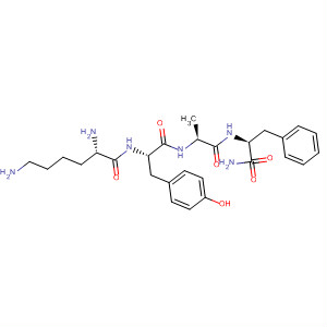 88381-22-0  L-Phenylalaninamide, L-lysyl-L-tyrosyl-D-alanyl-