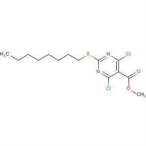 883870-60-8  5-Pyrimidinecarboxylic acid, 4,6-dichloro-2-(octylthio)-, methyl ester
