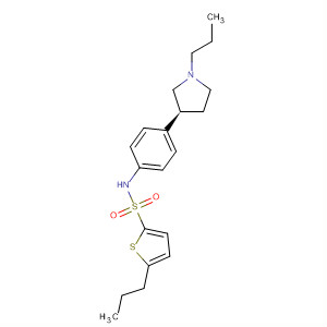 883900-76-3  2-Thiophenesulfonamide,5-propyl-N-[4-[(3S)-1-propyl-3-pyrrolidinyl]phenyl]-