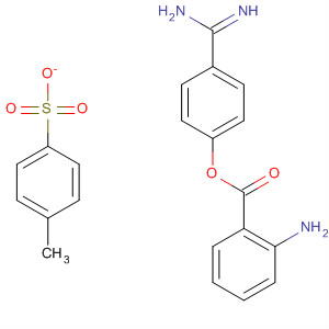 88399-19-3  Benzenecarboximidamide, 4-[(2-aminobenzoyl)oxy]-,mono(4-methylbenzenesulfonate)