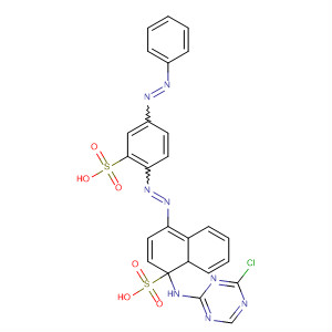 88403-73-0  Naphthalenesulfonic acid,1-[(4-chloro-1,3,5-triazin-2-yl)amino]-4-[[4-(phenylazo)-2-sulfophenyl]azo]-