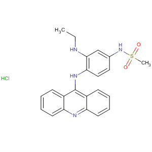 88412-61-7  Methanesulfonamide, N-[4-(9-acridinylamino)-3-(ethylamino)phenyl]-,monohydrochloride