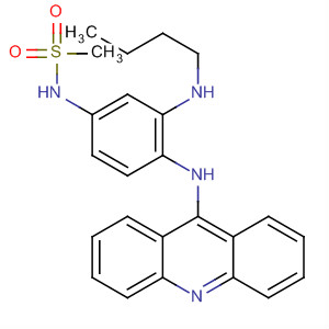 88412-87-7  Methanesulfonamide, N-[4-(9-acridinylamino)-3-(butylamino)phenyl]-