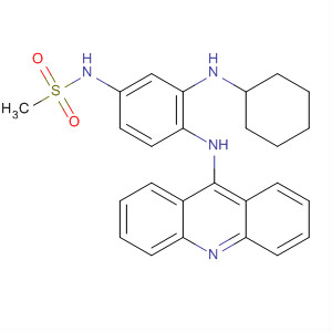 88412-93-5  Methanesulfonamide,N-[4-(9-acridinylamino)-3-(cyclohexylamino)phenyl]-