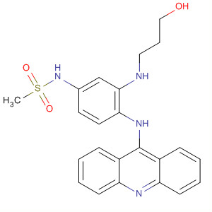88412-95-7  Methanesulfonamide,N-[4-(9-acridinylamino)-3-[(2-hydroxyethyl)methylamino]phenyl]-