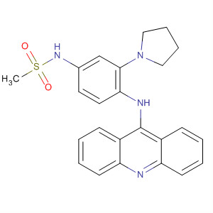 88412-97-9  Methanesulfonamide, N-[4-(9-acridinylamino)-3-(1-pyrrolidinyl)phenyl]-