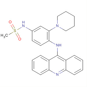 88412-98-0  Methanesulfonamide, N-[4-(9-acridinylamino)-3-(1-piperidinyl)phenyl]-