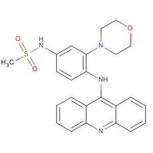 88412-99-1  Methanesulfonamide, N-[4-(9-acridinylamino)-3-(4-morpholinyl)phenyl]-