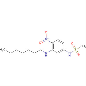 88413-17-6  Methanesulfonamide, N-[3-(heptylamino)-4-nitrophenyl]-
