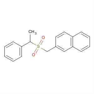 88430-90-4  Naphthalene, 2-[[(1-phenylethyl)sulfonyl]methyl]-