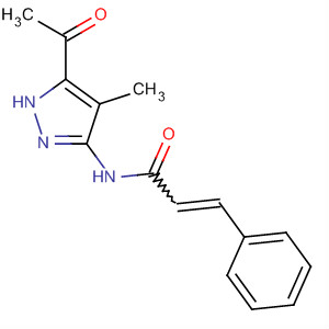 884324-68-9  2-Propenamide, N-(5-acetyl-4-methyl-1H-pyrazol-3-yl)-3-phenyl-