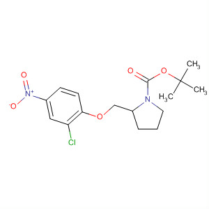 884342-75-0  1-Pyrrolidinecarboxylic acid, 2-[(2-chloro-4-nitrophenoxy)methyl]-,1,1-dimethylethyl ester, (2S)-