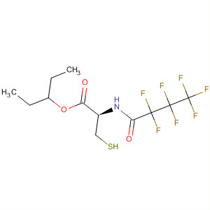 88435-12-5  L-Cysteine, N-(2,2,3,3,4,4,4-heptafluoro-1-oxobutyl)-, 1-ethylpropyl ester