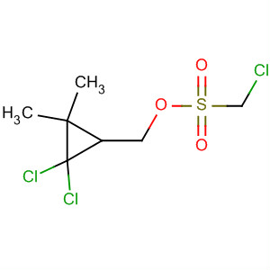 88438-26-0  Methanesulfonic acid, chloro-,(2,2-dichloro-3,3-dimethylcyclopropyl)methyl ester