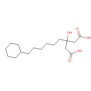 88443-91-8  Pentanedioic acid, 3-(6-cyclohexylhexyl)-3-hydroxy-