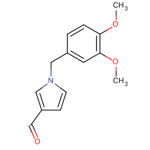 88075-94-9  1H-Pyrrole-3-carboxaldehyde, 1-[(3,4-dimethoxyphenyl)methyl]-