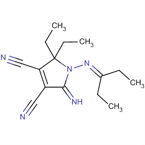 88078-24-4  1H-Pyrrole-3,4-dicarbonitrile,2,2-diethyl-1-[(1-ethylpropylidene)amino]-2,5-dihydro-5-imino-