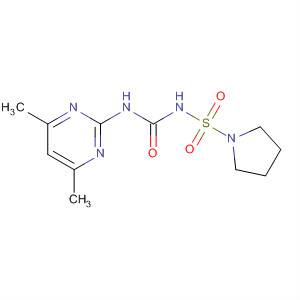88078-59-5  1-Pyrrolidinesulfonamide,N-[[(4,6-dimethyl-2-pyrimidinyl)amino]carbonyl]-