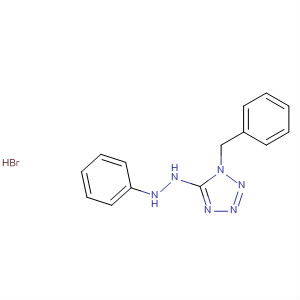 88104-39-6  1H-Tetrazole, 5-(1-phenylhydrazino)-1-(phenylmethyl)-,monohydrobromide