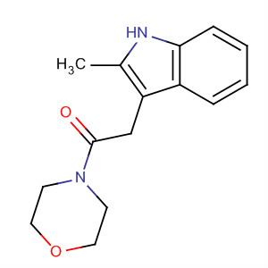88114-72-1  Morpholine, 4-[(2-methyl-1H-indol-3-yl)acetyl]-