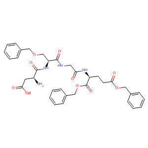 88115-96-2  L-Glutamic acid, N-[N-[N-L-a-aspartyl-O-(phenylmethyl)-L-seryl]glycyl]-,4,5-bis(phenylmethyl) ester