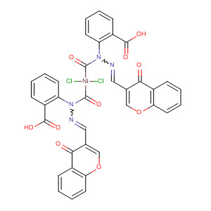 88119-67-9  Nickel, bis[benzoic acid[(4-oxo-4H-1-benzopyran-3-yl)methylene]hydrazide]dichloro-