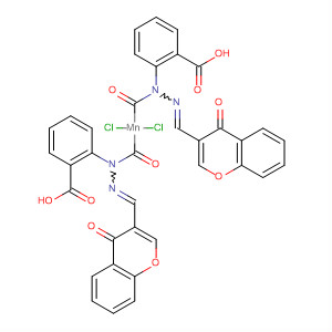 88119-69-1  Manganese, bis[benzoic acid[(4-oxo-4H-1-benzopyran-3-yl)methylene]hydrazide]dichloro-