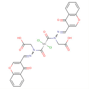 88119-79-3  Manganese, bis[acetic acid[(4-oxo-4H-1-benzopyran-3-yl)methylene]hydrazide]dichloro-