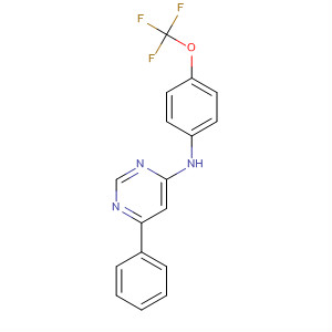 881194-14-5  4-Pyrimidinamine, 6-phenyl-N-[4-(trifluoromethoxy)phenyl]-