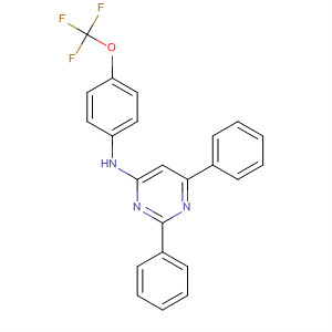 881194-18-9  4-Pyrimidinamine, 2,6-diphenyl-N-[4-(trifluoromethoxy)phenyl]-