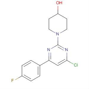 881194-73-6  4-Piperidinol, 1-[4-chloro-6-(4-fluorophenyl)-2-pyrimidinyl]-