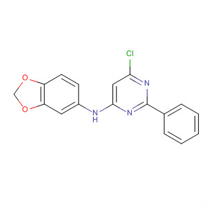 881194-76-9  4-Pyrimidinamine, N-1,3-benzodioxol-5-yl-6-chloro-2-phenyl-