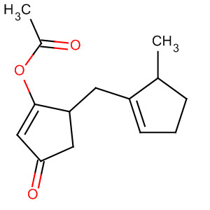 88125-85-3  2-Cyclopenten-1-one,3-(acetyloxy)-4-[(5-methyl-1-cyclopenten-1-yl)methyl]-