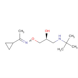 88134-89-8  Ethanone, 1-cyclopropyl-,O-[3-[(1,1-dimethylethyl)amino]-2-hydroxypropyl]oxime, (S)-