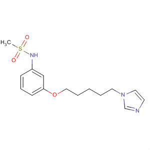 88138-16-3  Methanesulfonamide, N-[3-[[5-(1H-imidazol-1-yl)pentyl]oxy]phenyl]-