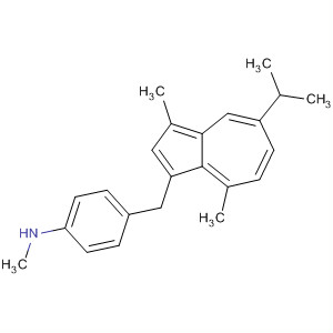 88141-87-1  Benzenamine,4-[[3,8-dimethyl-5-(1-methylethyl)-1-azulenyl]methyl]-N-methyl-