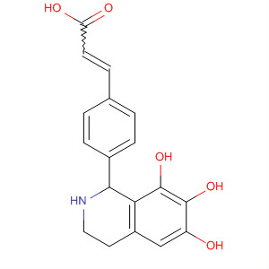 881426-39-7  2-Propenoic acid,3-[4-(1,2,3,4-tetrahydro-6,7,8-trihydroxy-1-isoquinolinyl)phenyl]-