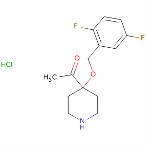 88144-61-0  Ethanone, 1-[4-[(2,5-difluorophenyl)methoxy]-4-piperidinyl]-,hydrochloride