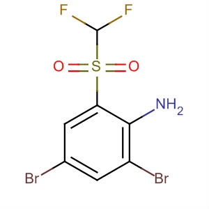 88149-54-6  Benzenamine, 2,4-dibromo-6-[(difluoromethyl)sulfonyl]-