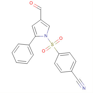 881676-63-7  1H-Pyrrole-3-carboxaldehyde, 1-[(4-cyanophenyl)sulfonyl]-5-phenyl-