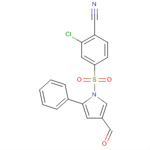 881676-72-8  1H-Pyrrole-3-carboxaldehyde,1-[(3-chloro-4-cyanophenyl)sulfonyl]-5-phenyl-