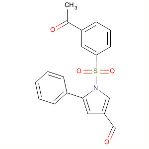 881676-84-2  1H-Pyrrole-3-carboxaldehyde, 1-[(3-acetylphenyl)sulfonyl]-5-phenyl-