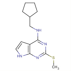 88169-68-0  1H-Pyrrolo[2,3-d]pyrimidin-4-amine,N-(cyclopentylmethyl)-2-(methylthio)-