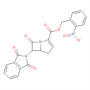 88170-67-6  1-Azabicyclo[3.2.0]hept-2-ene-2-carboxylic acid,6-(1,3-dihydro-1,3-dioxo-2H-isoindol-2-yl)-7-oxo-, (2-nitrophenyl)methylester, cis-