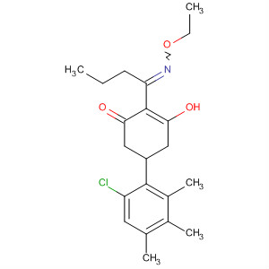 88174-06-5  2-Cyclohexen-1-one,5-(6-chloro-2,3,4-trimethylphenyl)-2-[1-(ethoxyimino)butyl]-3-hydroxy-